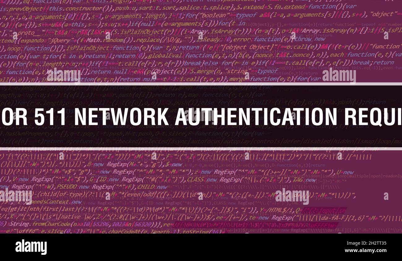 Error 511 network authentication required text hires stock photography(02)