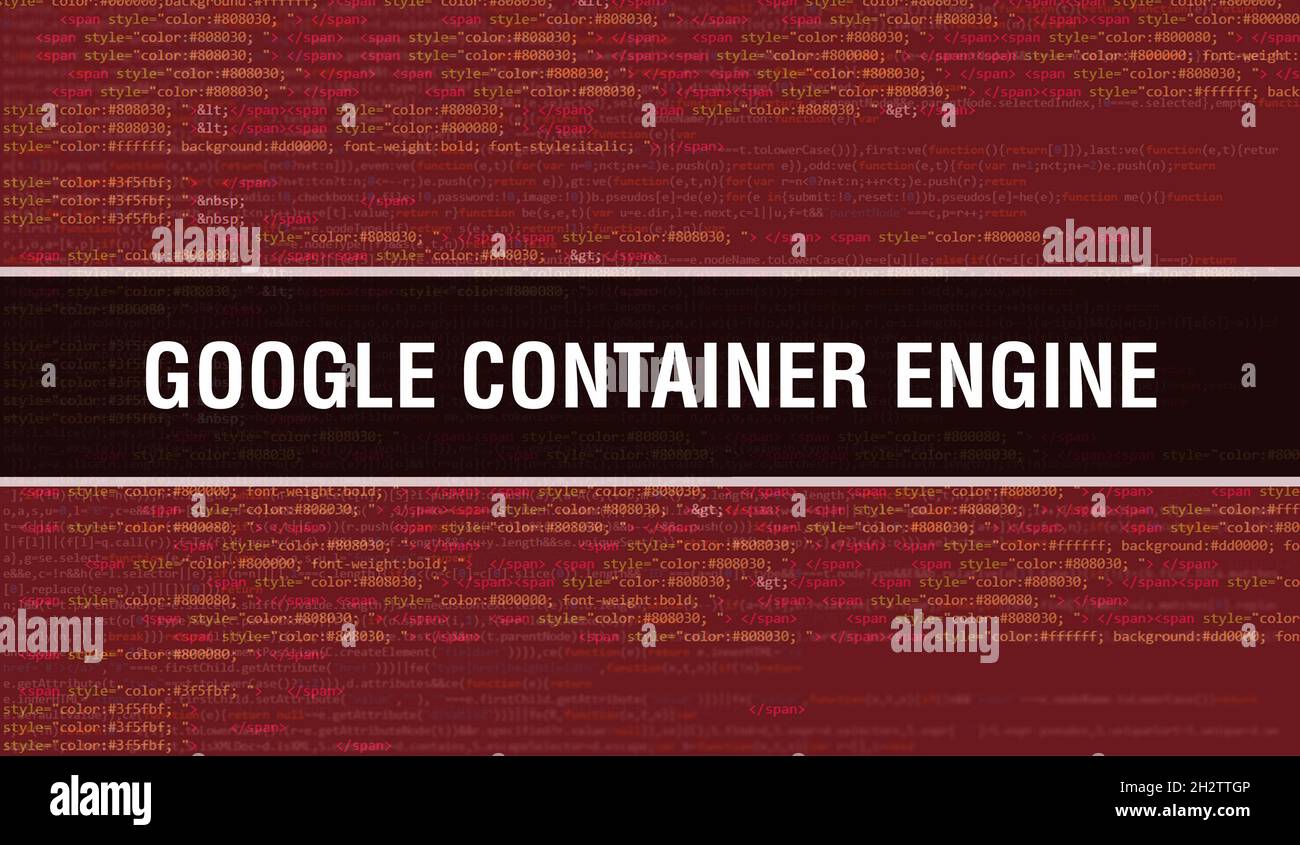 Google Container Engine concept with Random Parts of Program Code