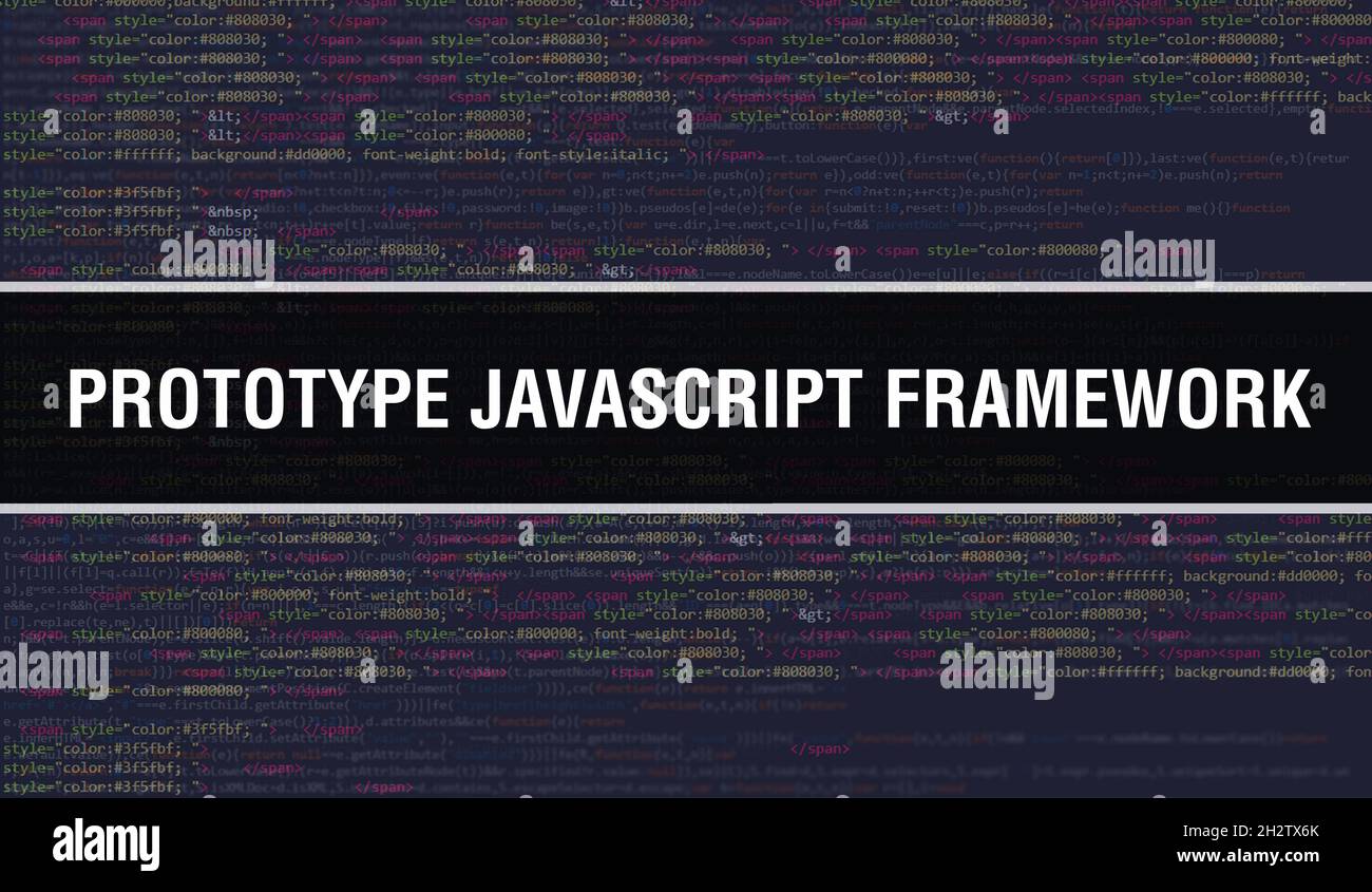 Prototype JavaScript Framework with Binary code digital technology