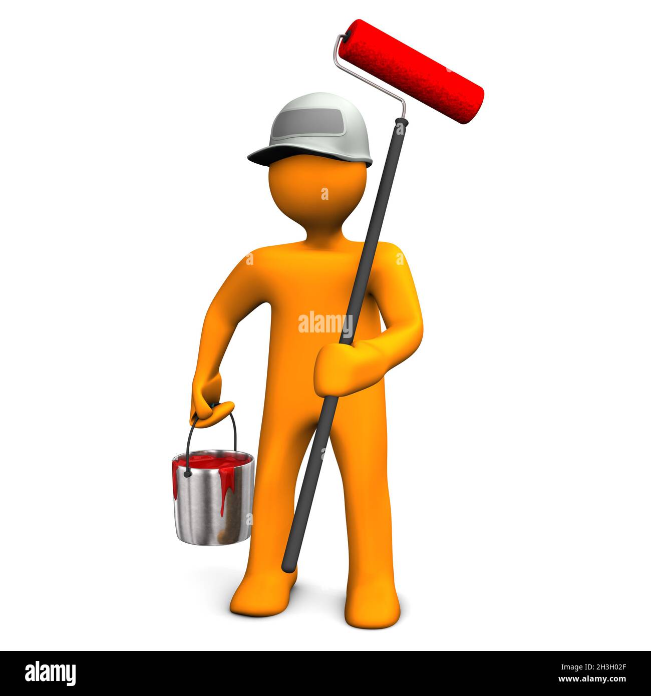 Room painter Cut Out Stock Images & Pictures Alamy