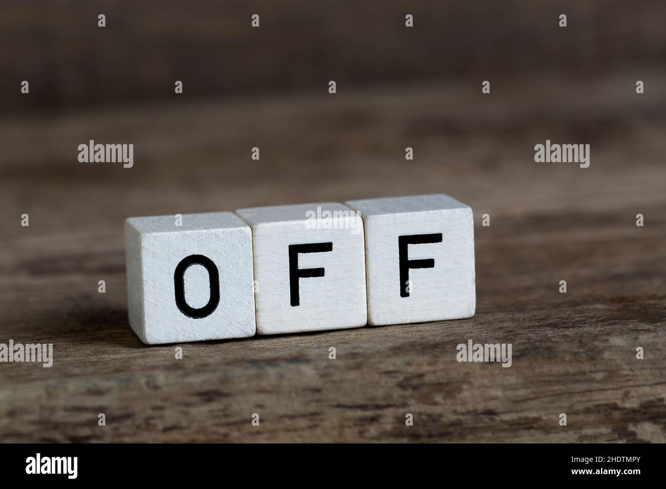 Off letter hi-res stock photography and images - Alamy