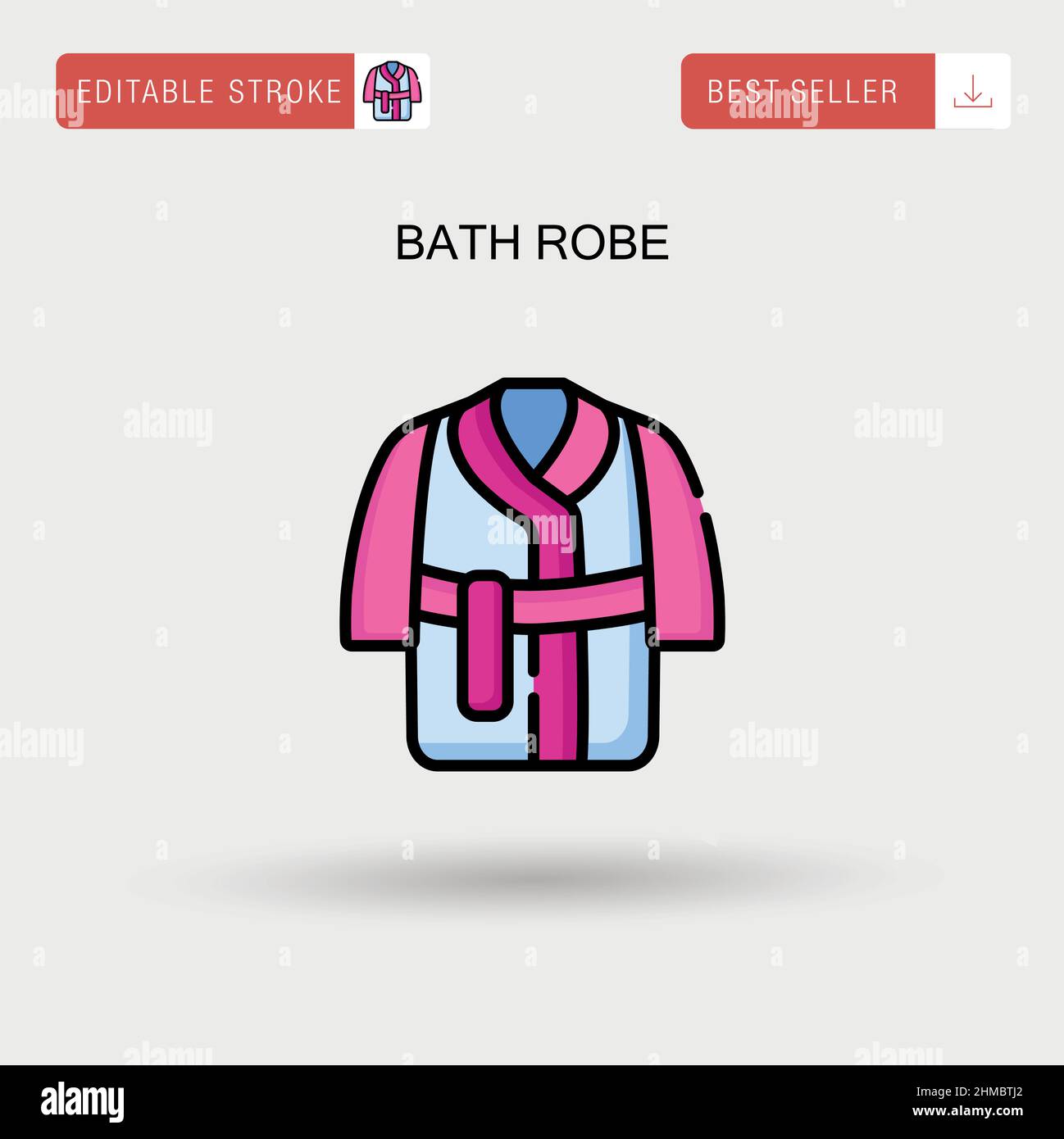 Woman wellness robe Stock Vector Images Alamy