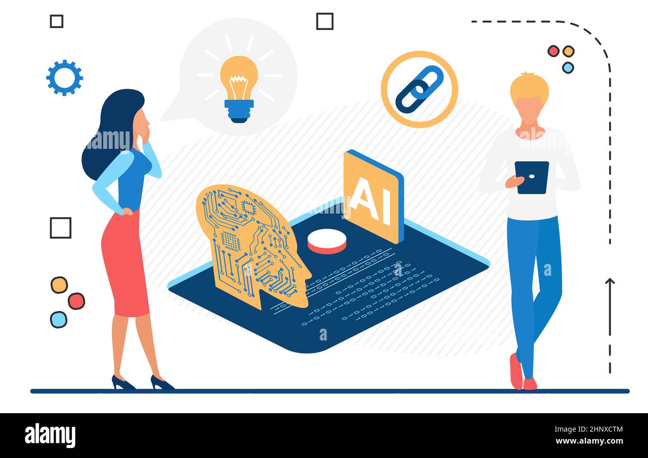 Artificial intelligence machine learning system guide. Automated making