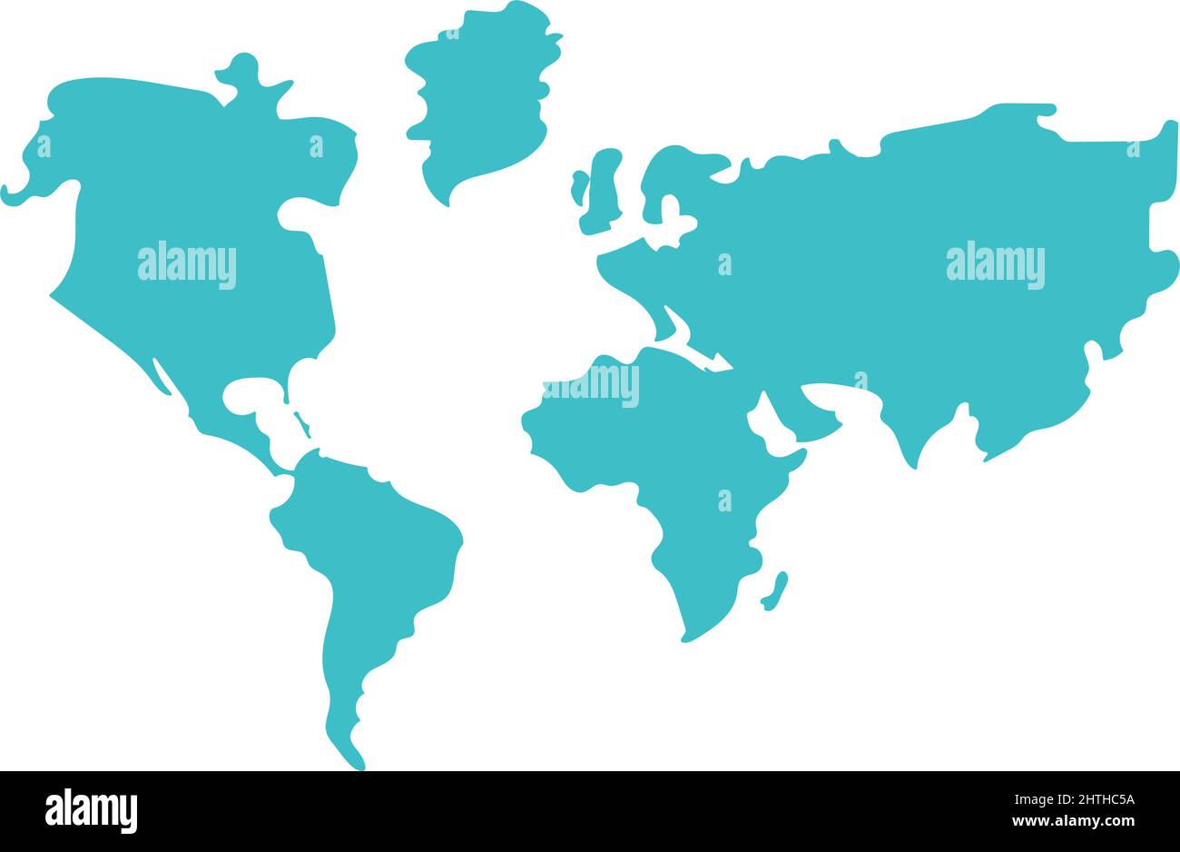 blue world map Stock Vector Image & Art Alamy