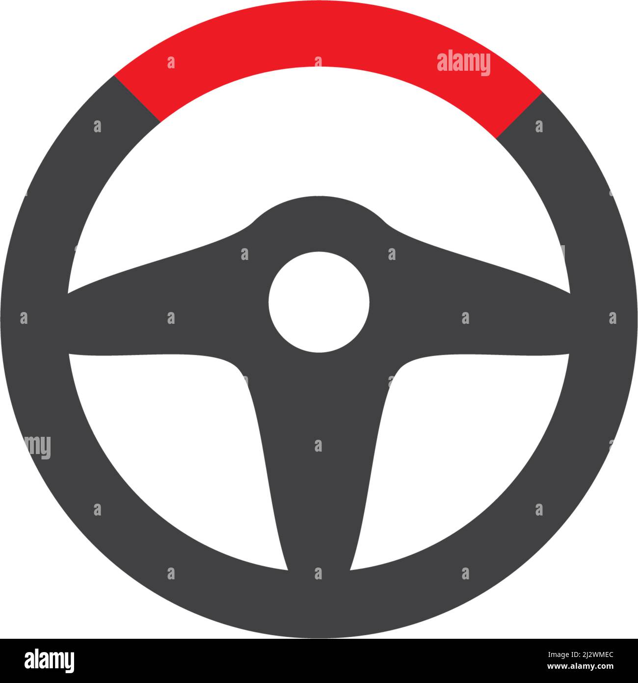 Steering wheel logo vector flat design Stock Vector Image & Art Alamy