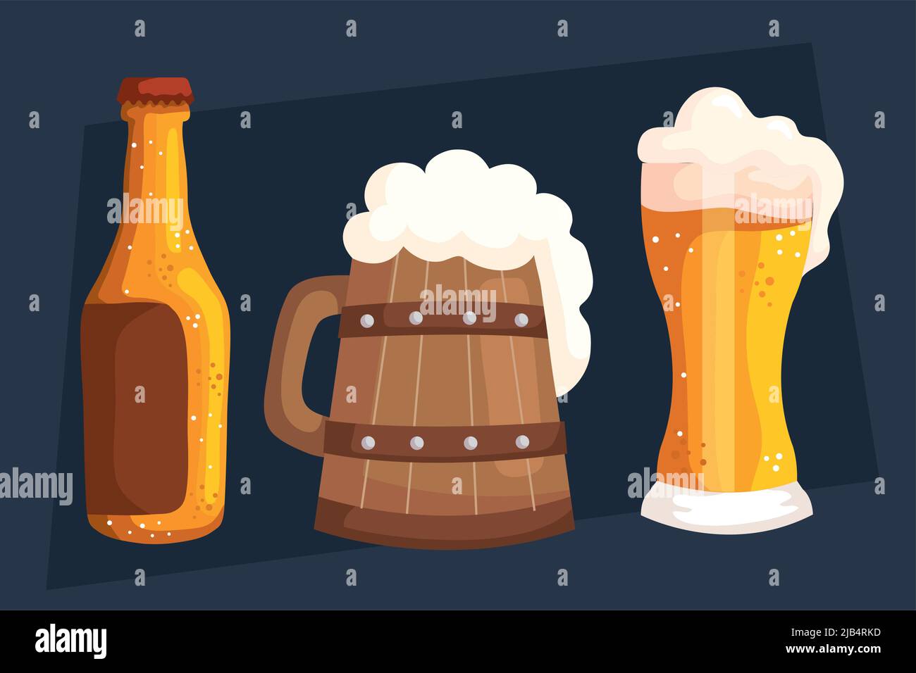 three beers containers Stock Vector Image & Art Alamy