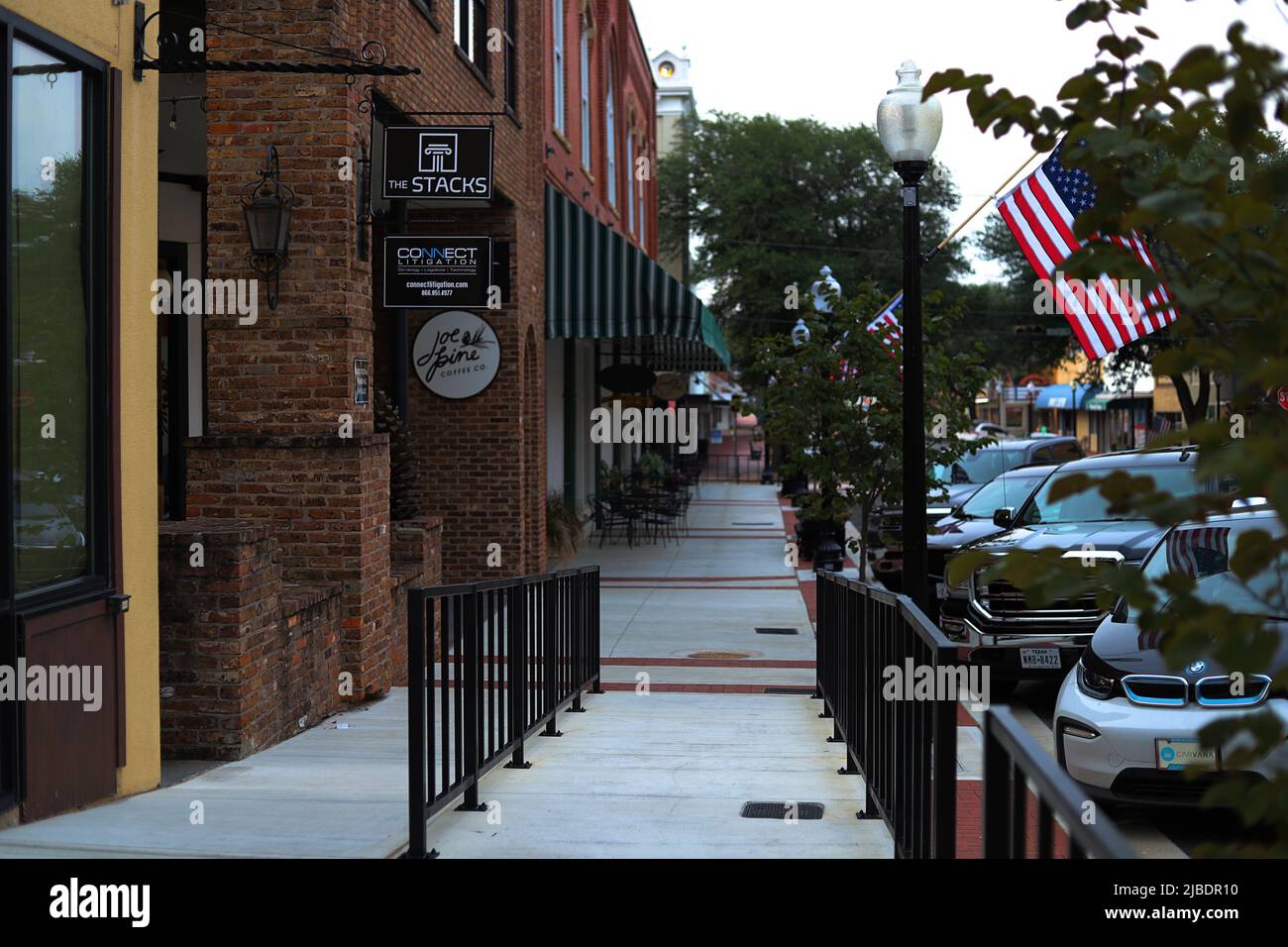 Historic Downtown Marshall Stock Photo Alamy