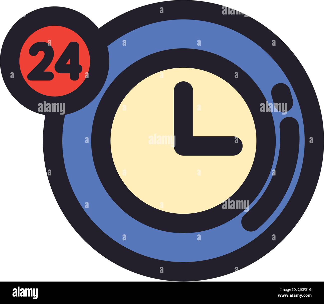 flat clock design Stock Vector Image & Art Alamy