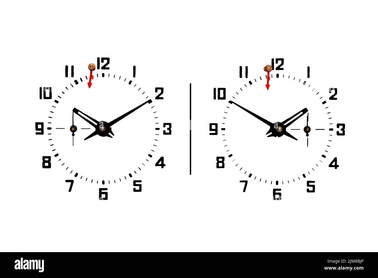 Turn clock Cut Out Stock Images & Pictures Alamy
