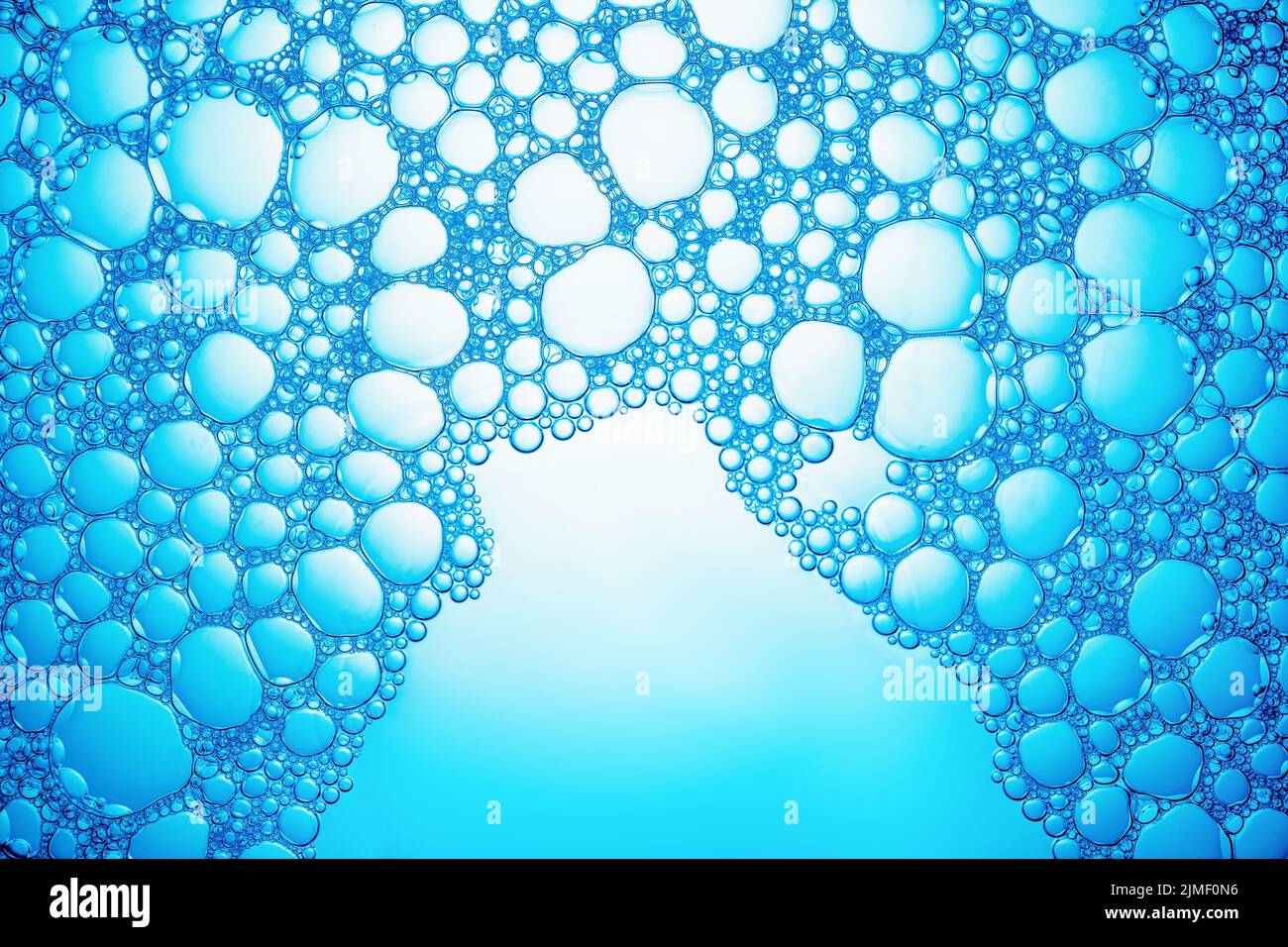 Blue bubble background Stock Photo Alamy