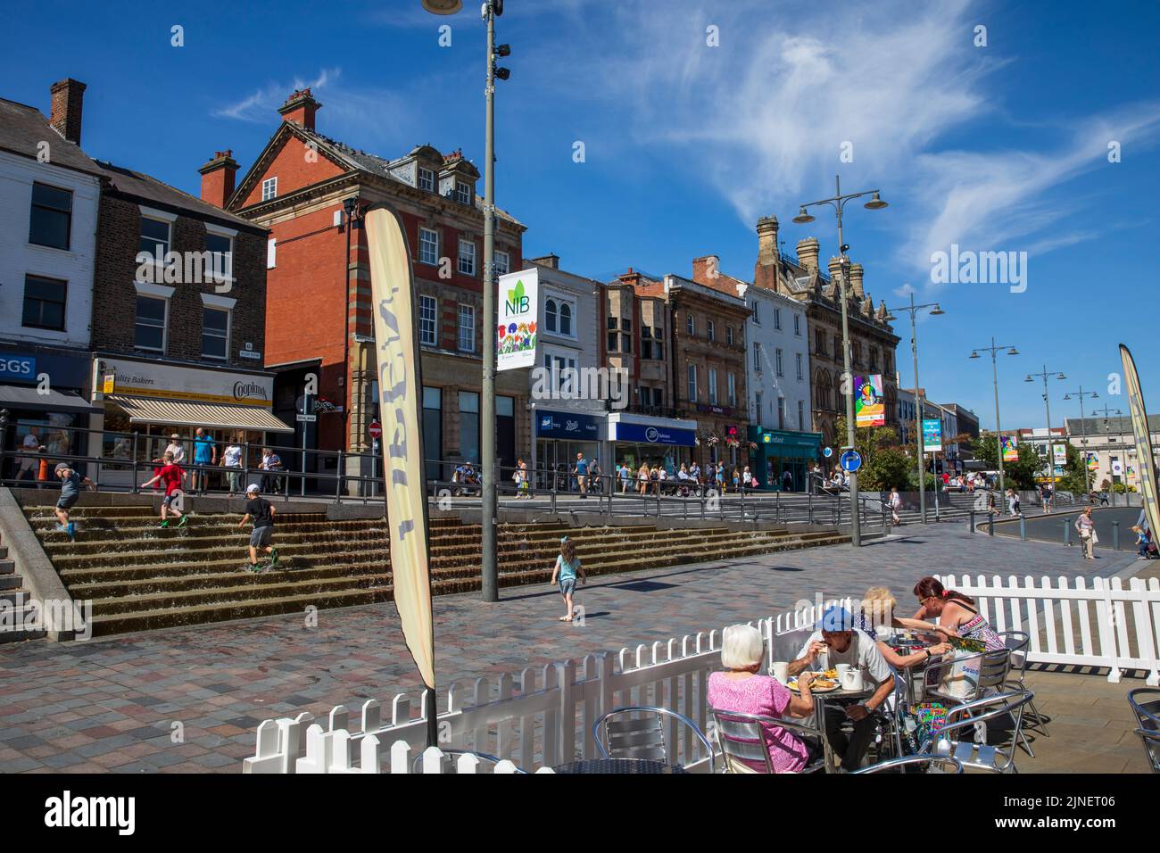Darlington City Centre Stock Photo Alamy