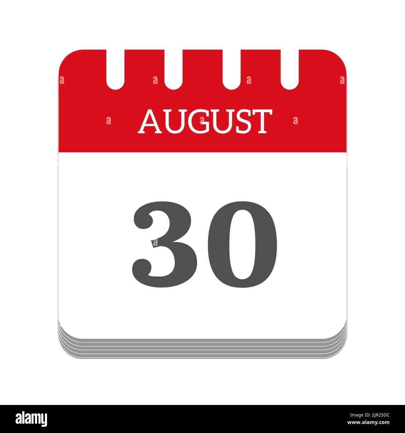 30 august calendar icon hires stock photography and images Alamy