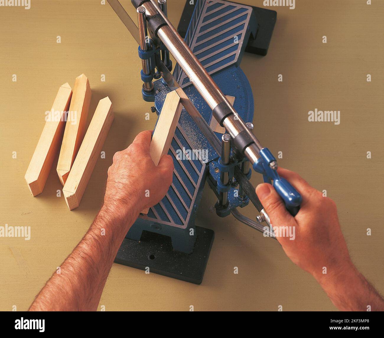 Cutting an internal strut Stock Photo Alamy
