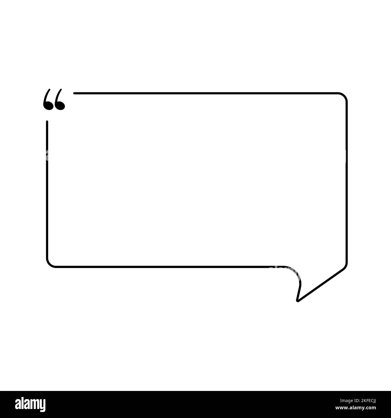 Dialog frames with quotation marks set Stock Vector Image & Art - Alamy