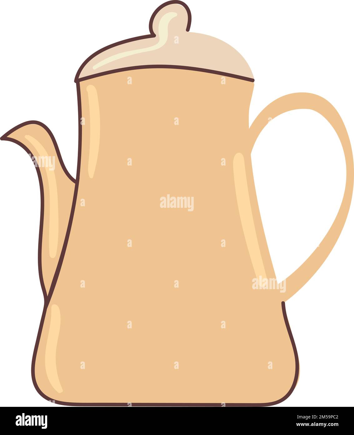 coffee kettle icon Stock Vector Image & Art Alamy