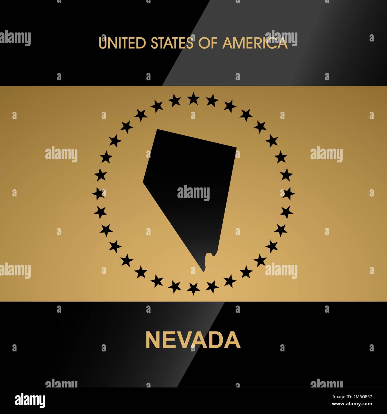 Nevada map Stock Vector Images Alamy