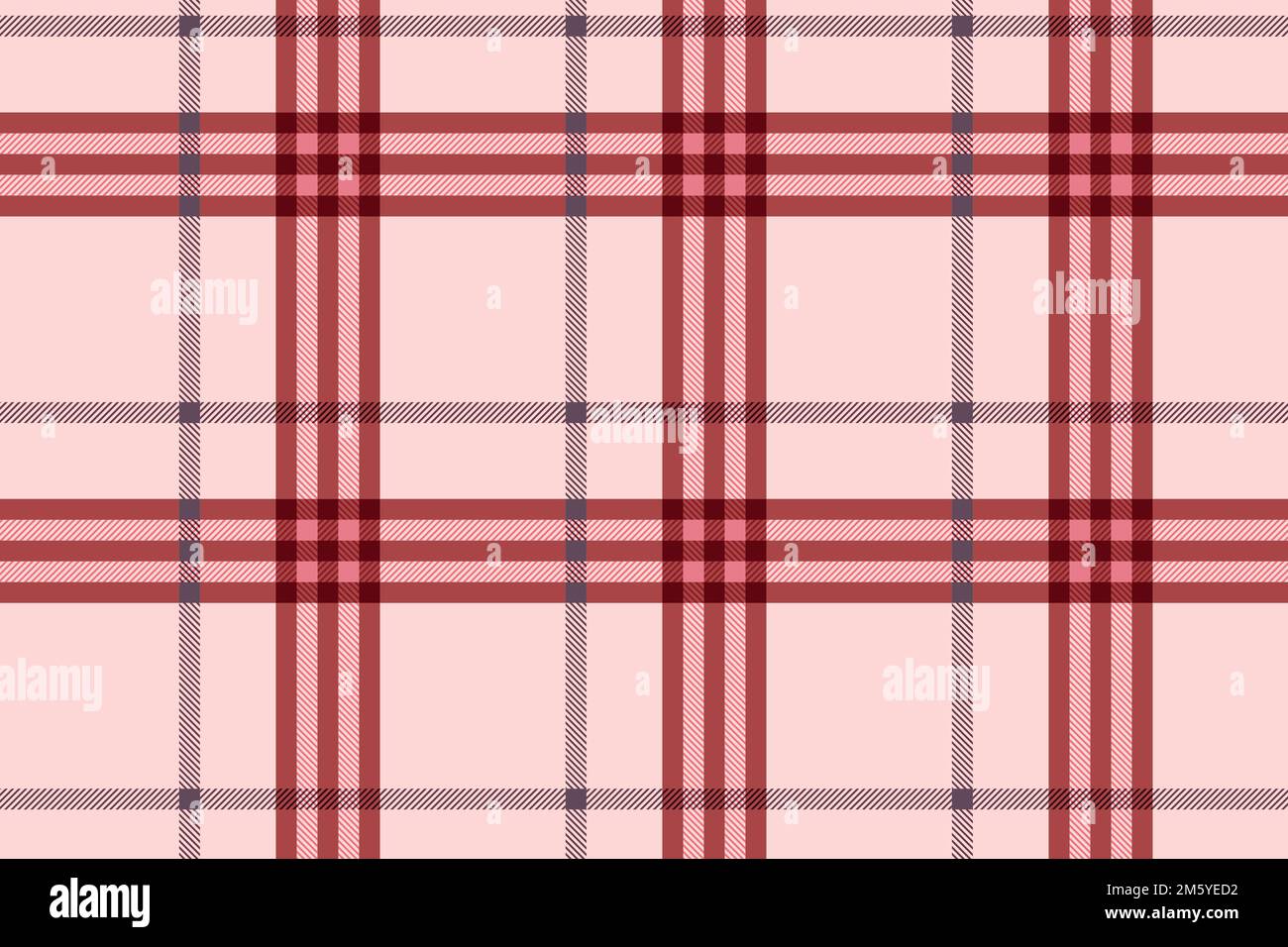 Red plaid background, grid pattern design vector Stock Vector Image