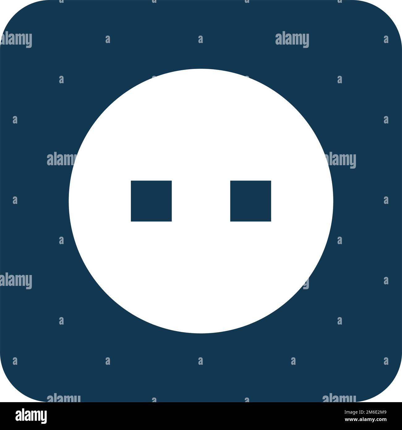 Socket Icon. Plug socket. Electrical supply. Editable vector Stock