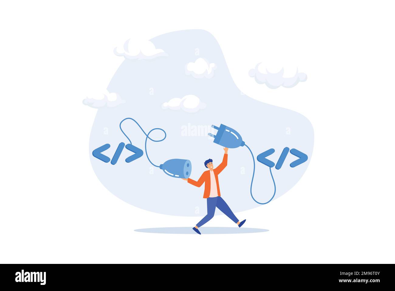 API, application programming interface to connect between software or