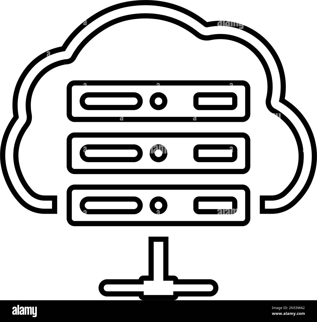 Server icon Black and White Stock Photos & Images Alamy