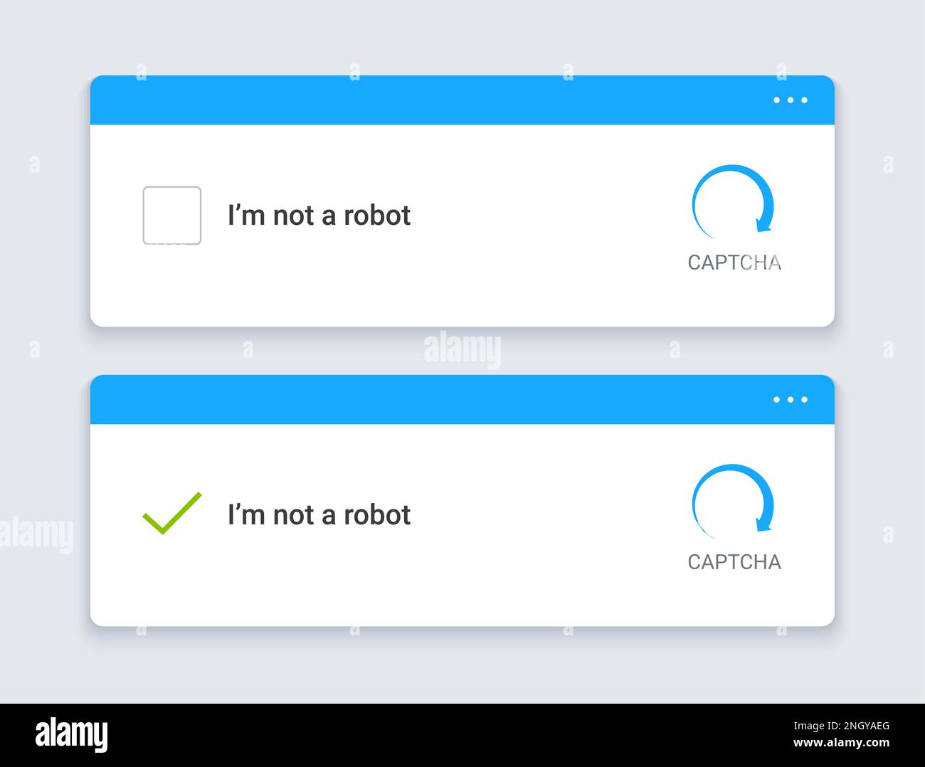 Im not a robot Stock Vector Images Alamy
