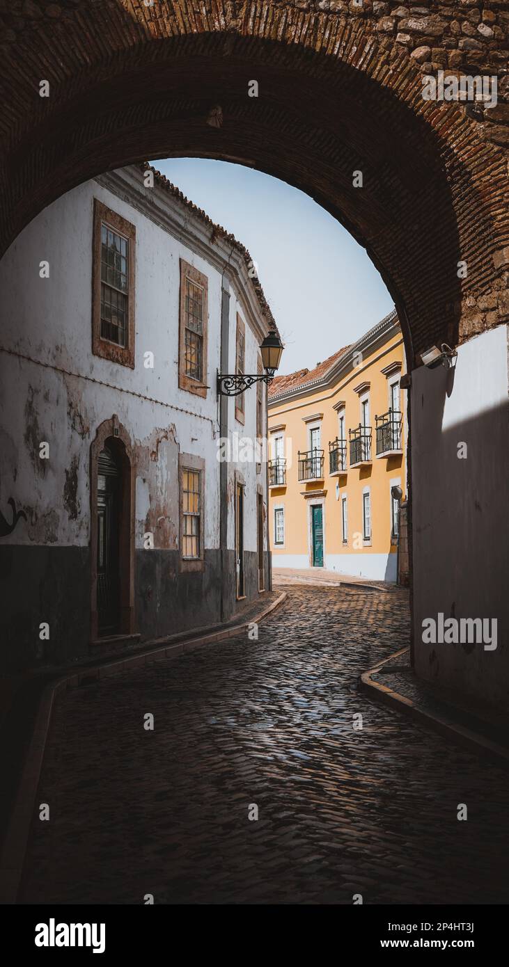Faro, Old Town Stock Photo Alamy