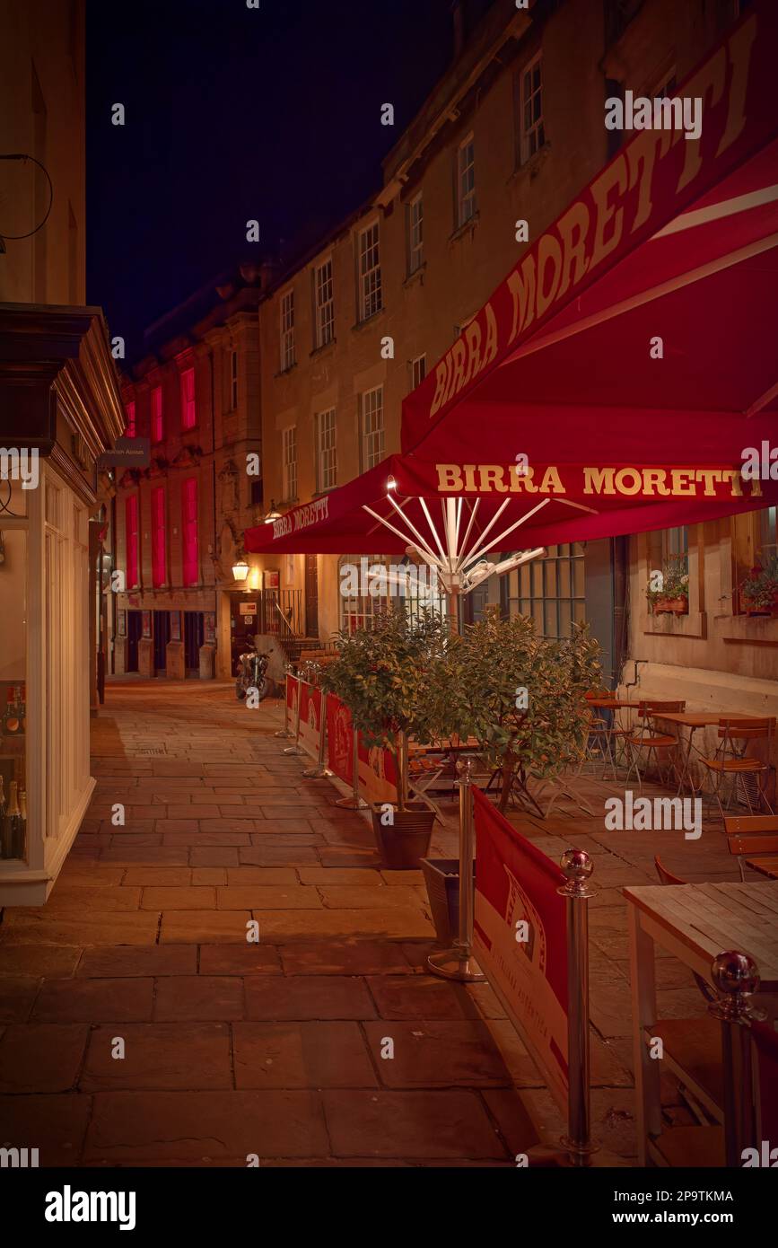 Bath at night Stock Photo Alamy