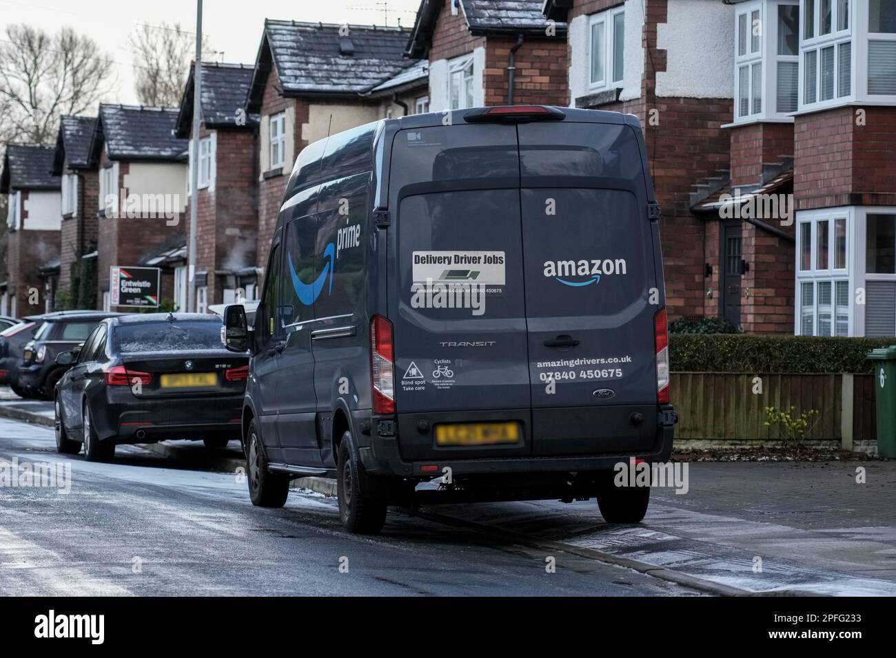 Amazon delivery van uk hires stock photography and images Alamy