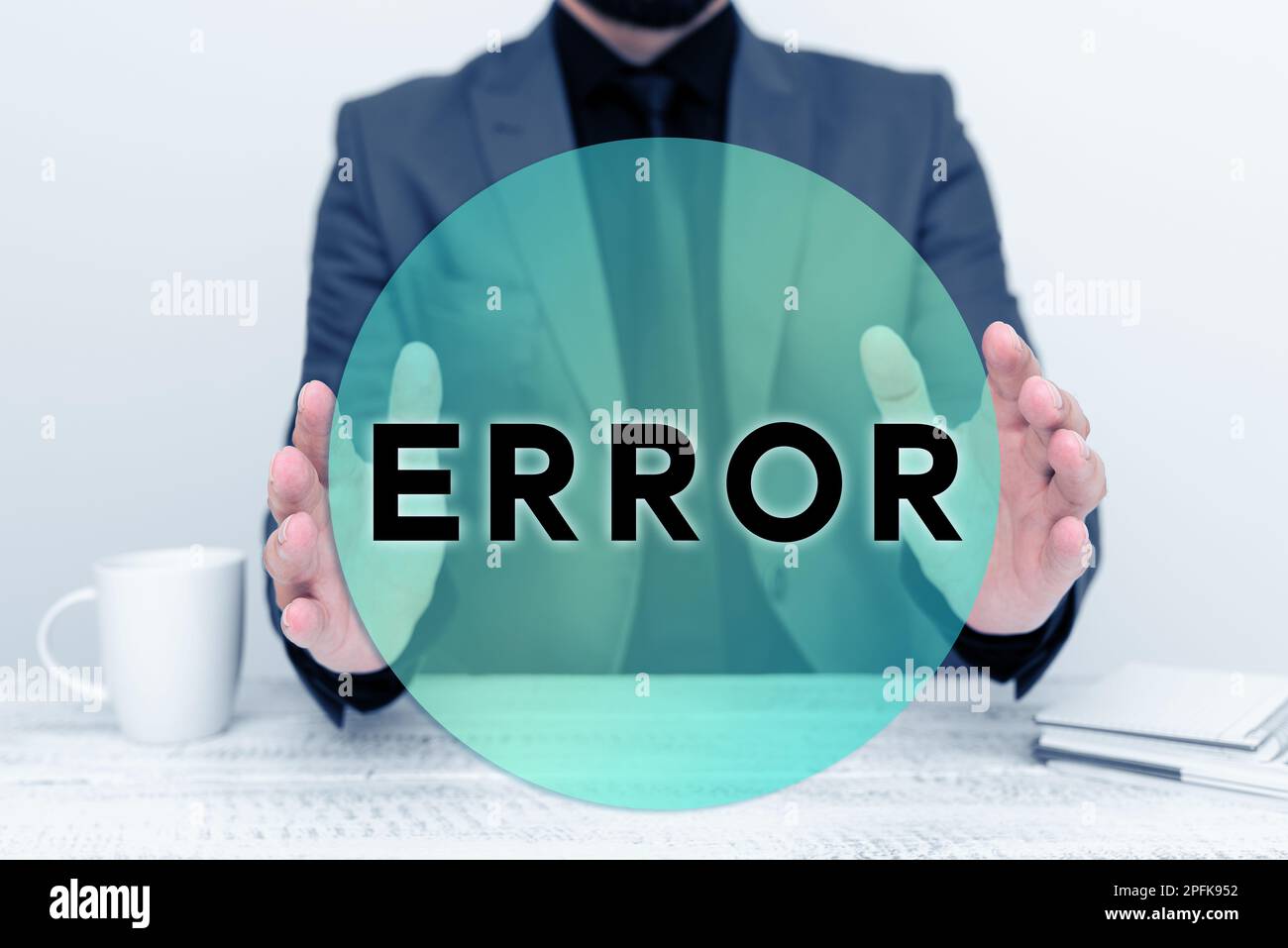 Writing displaying text Error. Word for mistake Condition of being