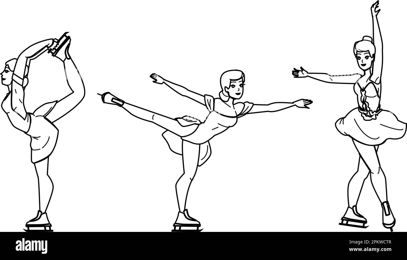 figure skating vector Stock Vector Image & Art Alamy