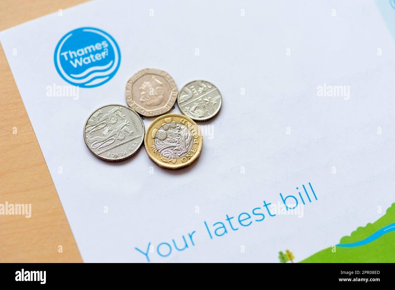 Thames water bill Stock Photo Alamy