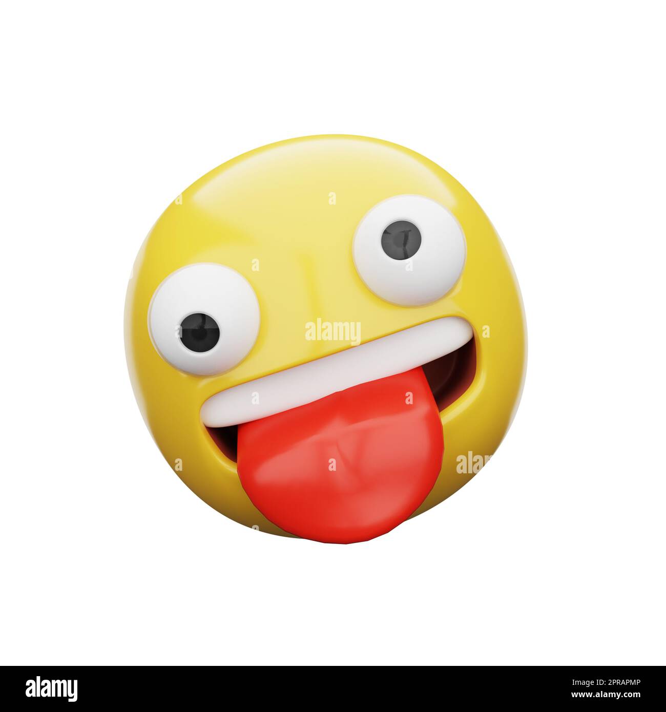 3d emoji Zany Face Stock Photo Alamy