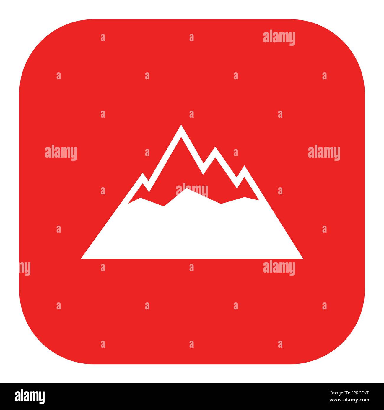 Mountains and app icon Stock Photo Alamy