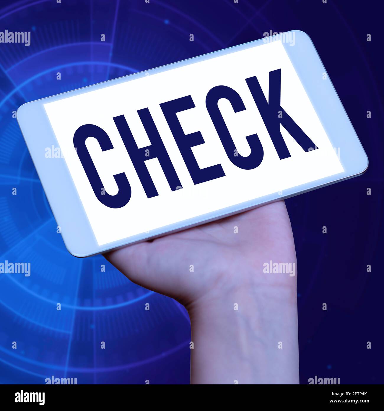 Sign displaying Check, Concept meaning Mark Click on a box in order to