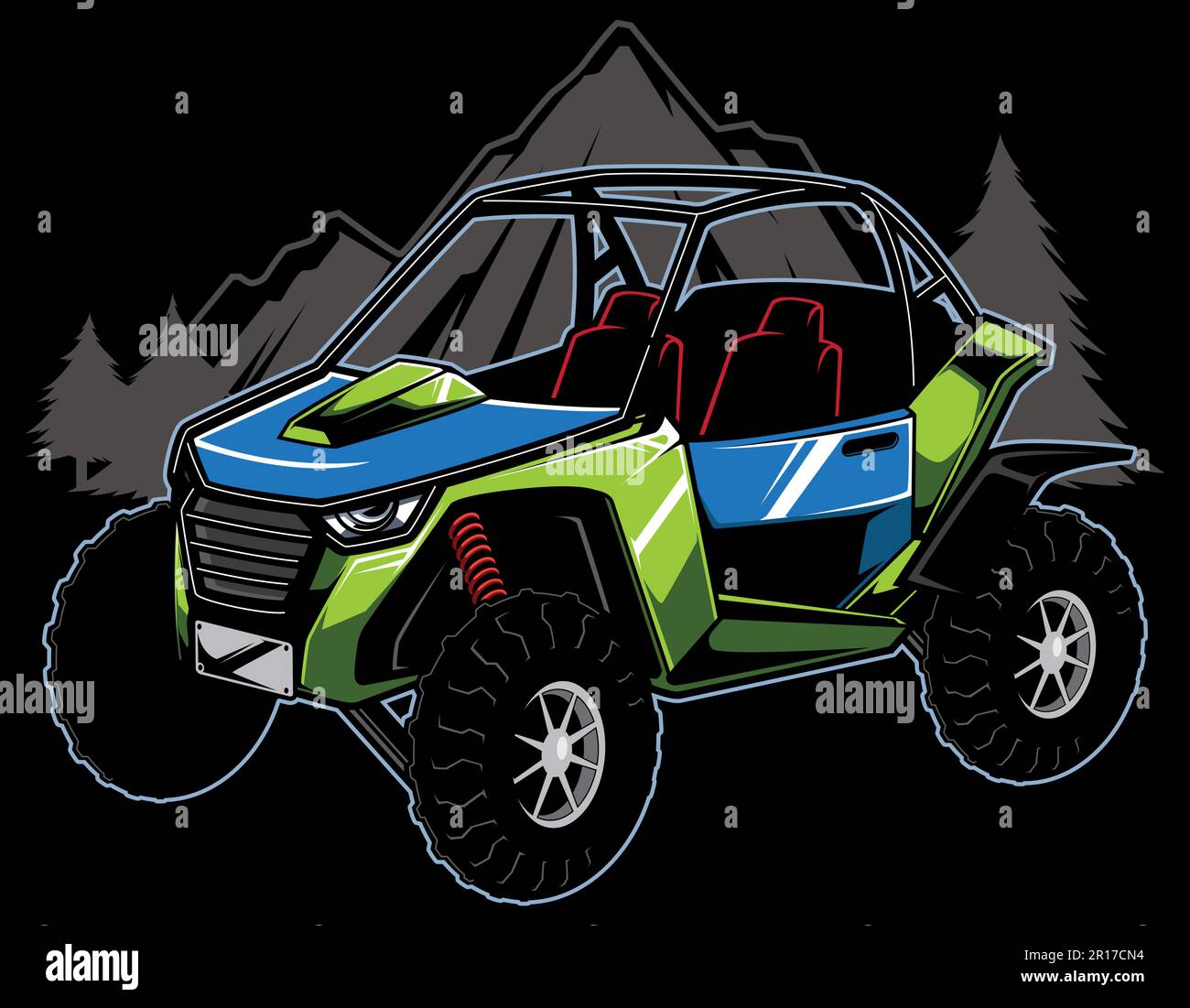 UTV Side by Side Mascot Stock Vector Image & Art Alamy