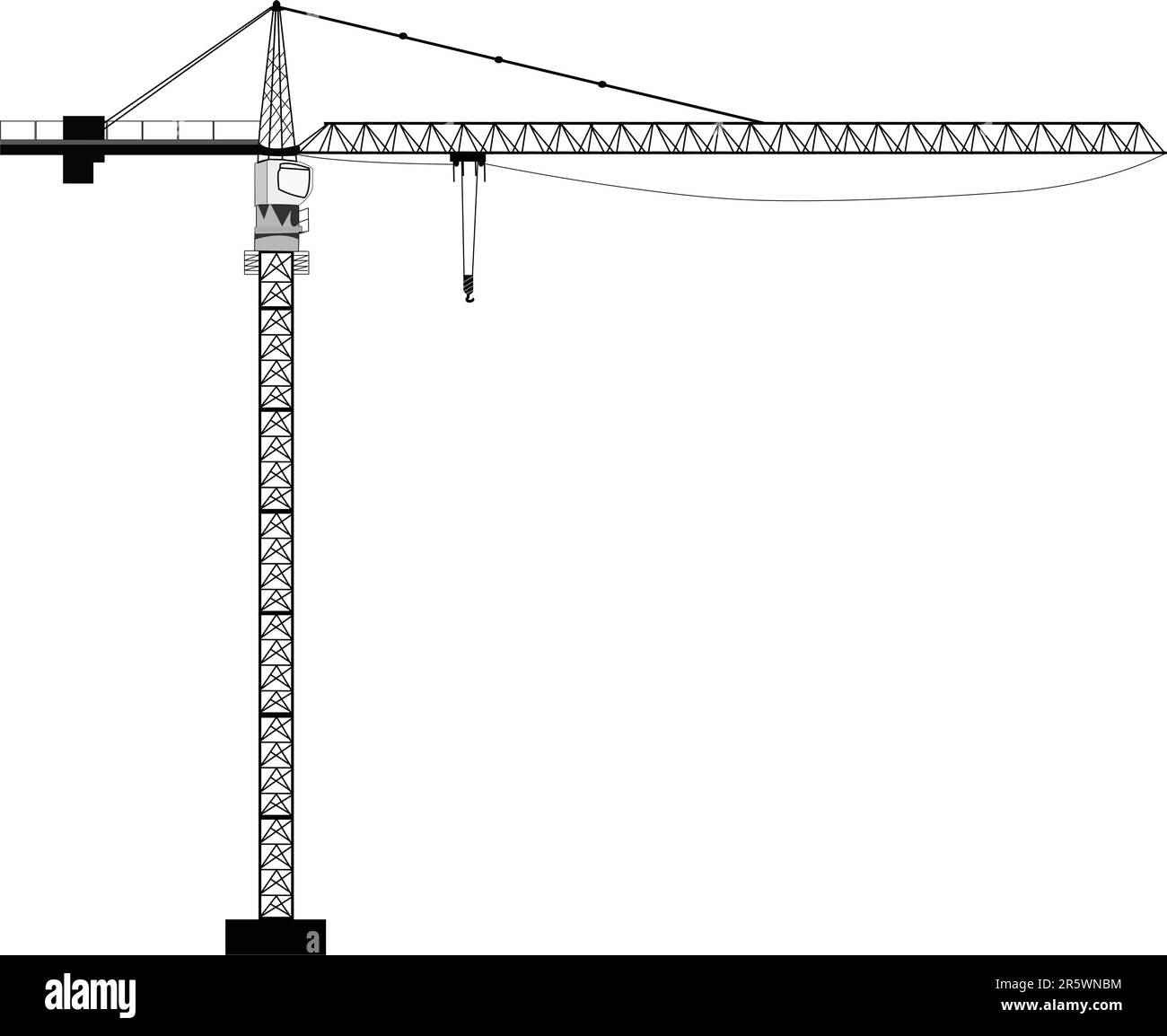 Construction frame of a skyscraper Stock Vector Images Alamy