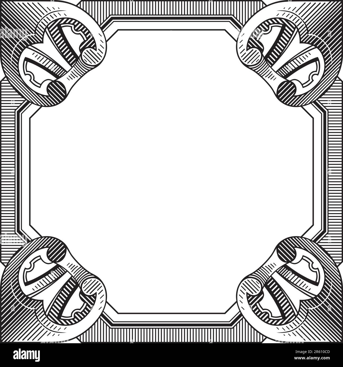 Ornate frame vector Stock Vector Image & Art Alamy