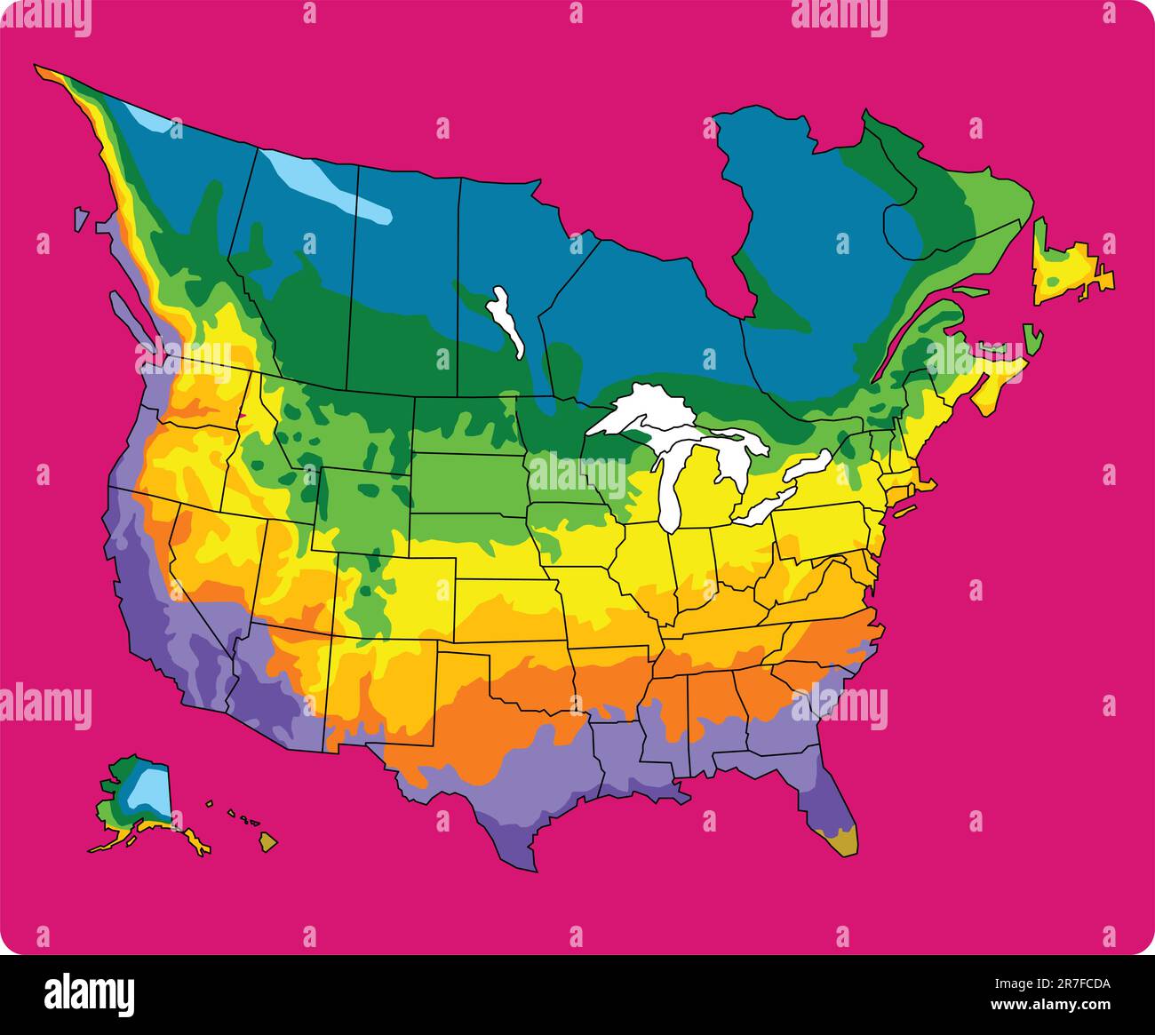 Map of la plant Stock Vector Images Alamy