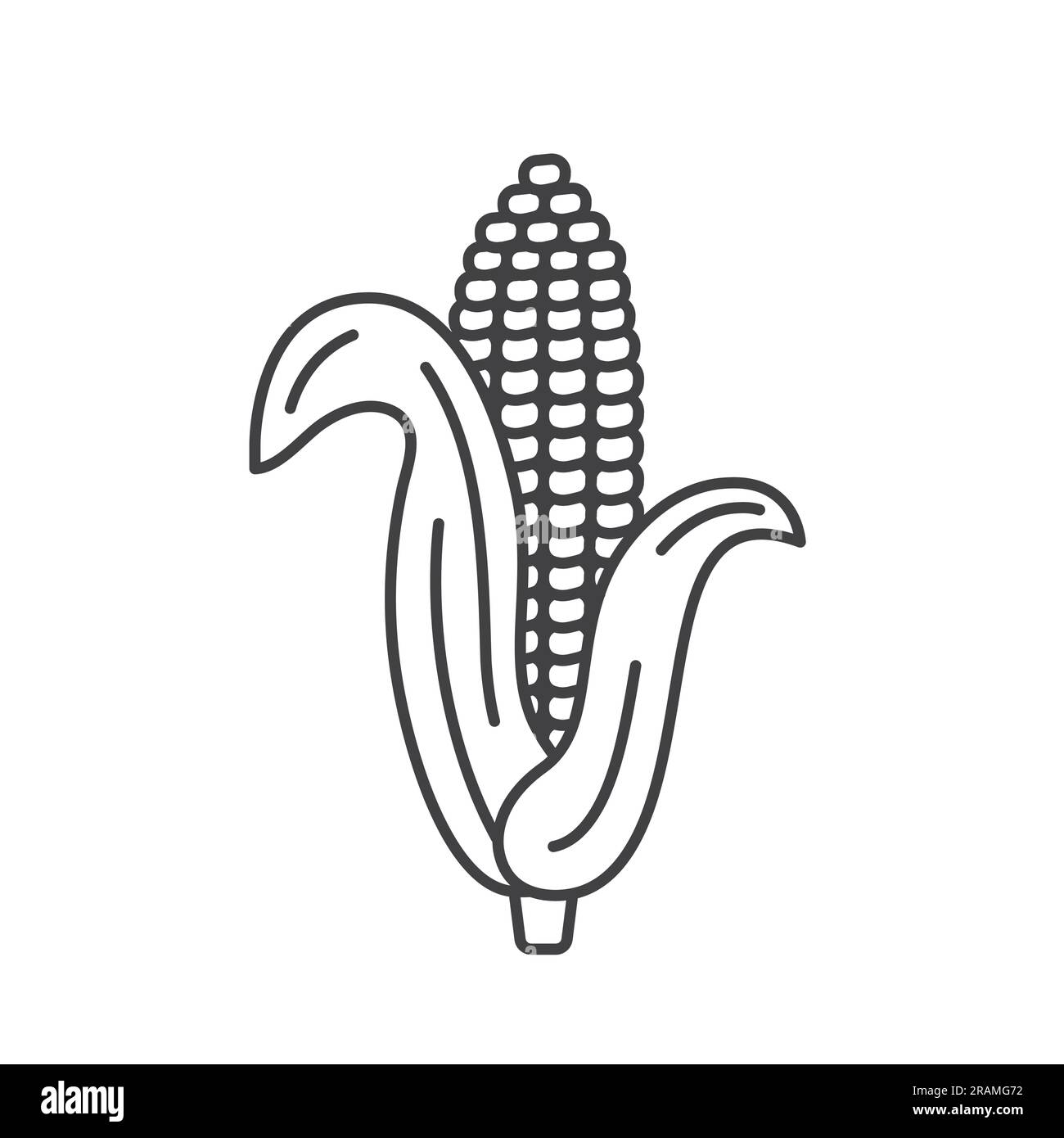 corn cob icon vector illustration Stock Vector Image & Art Alamy