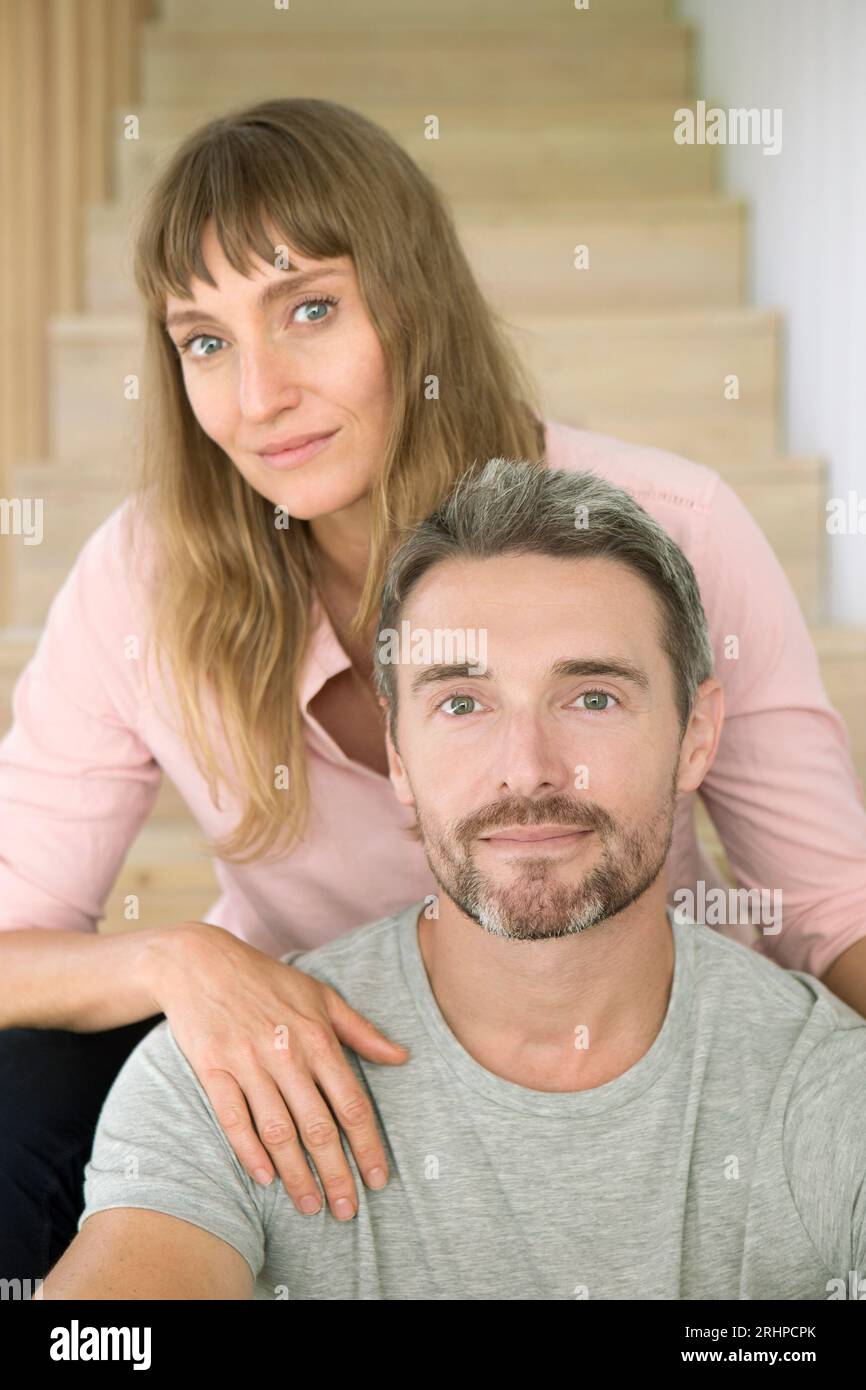 Middle aged couple Stock Photo - Alamy