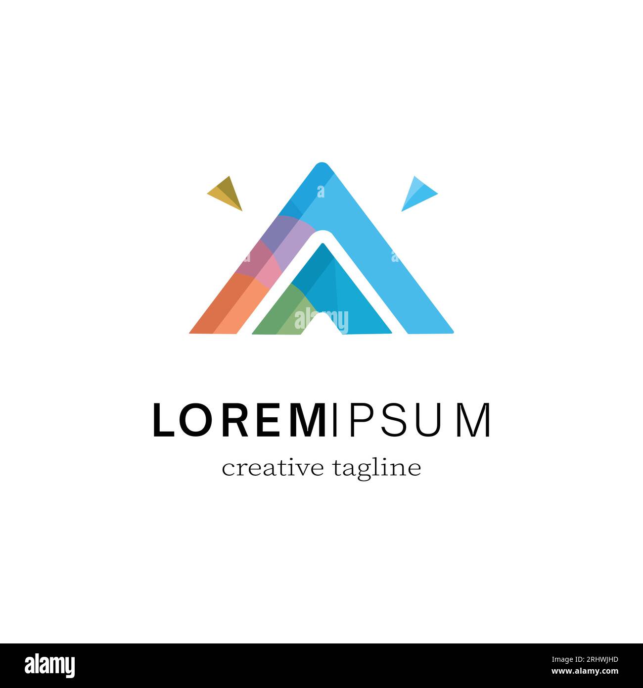 Triangle logo hires stock photography and images Alamy