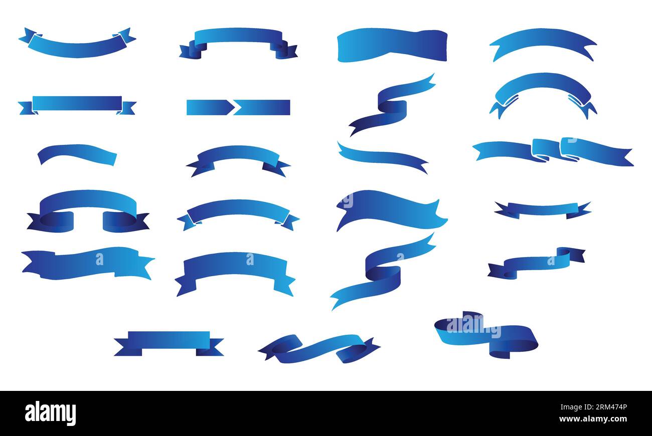 Ribbon Vector Collection Stock Vector Image & Art Alamy