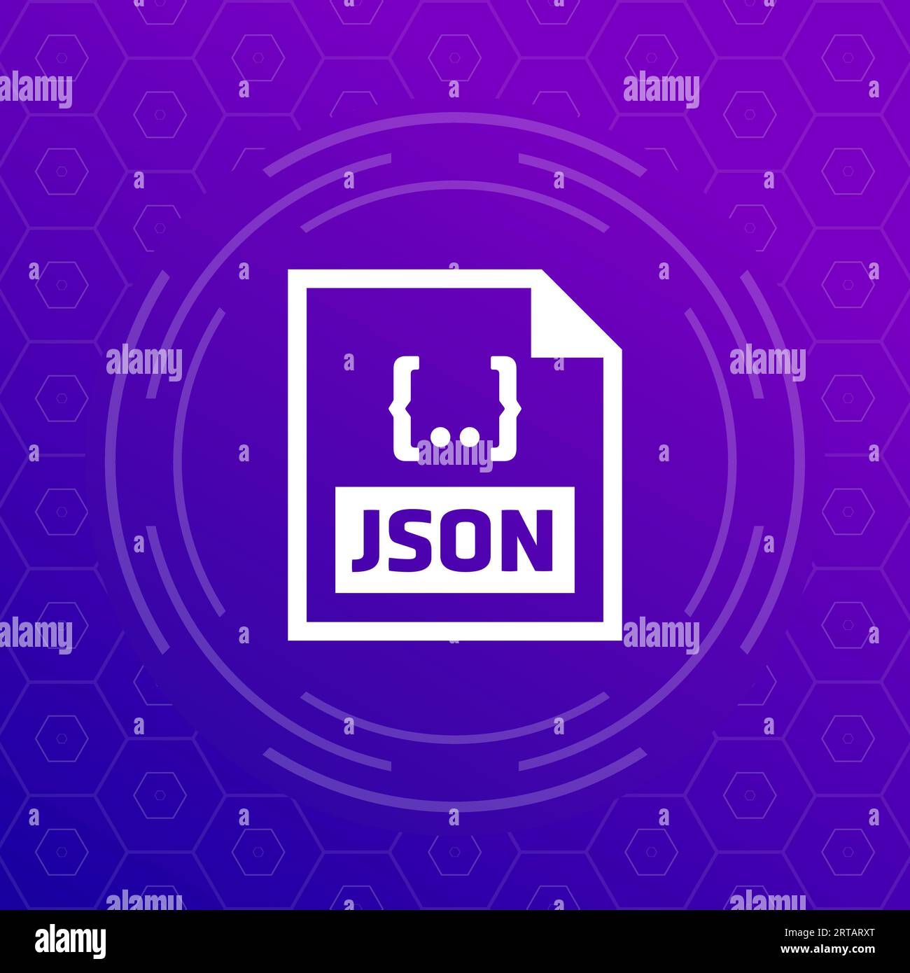 JSON file format icon for web and apps Stock Vector Image & Art Alamy