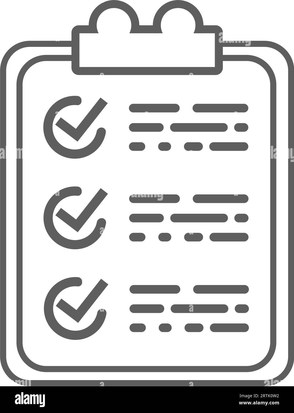 Checklist paper with pen. Clipboard checklist Checkbox form with pencil. check list icon. to do