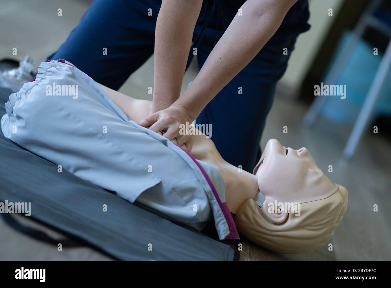 CPR. First aid training concept Stock Photo Alamy