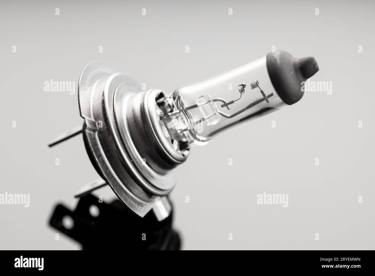 Used broken car headlight bulb Stock Photo Alamy