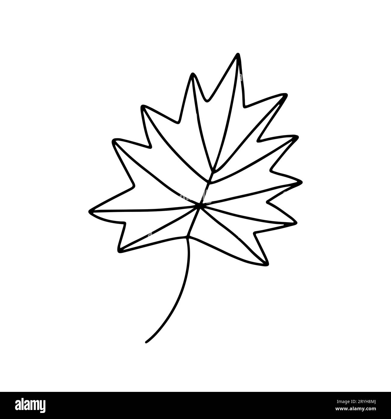 Canadian maple leaf Black and White Stock Photos & Images Alamy