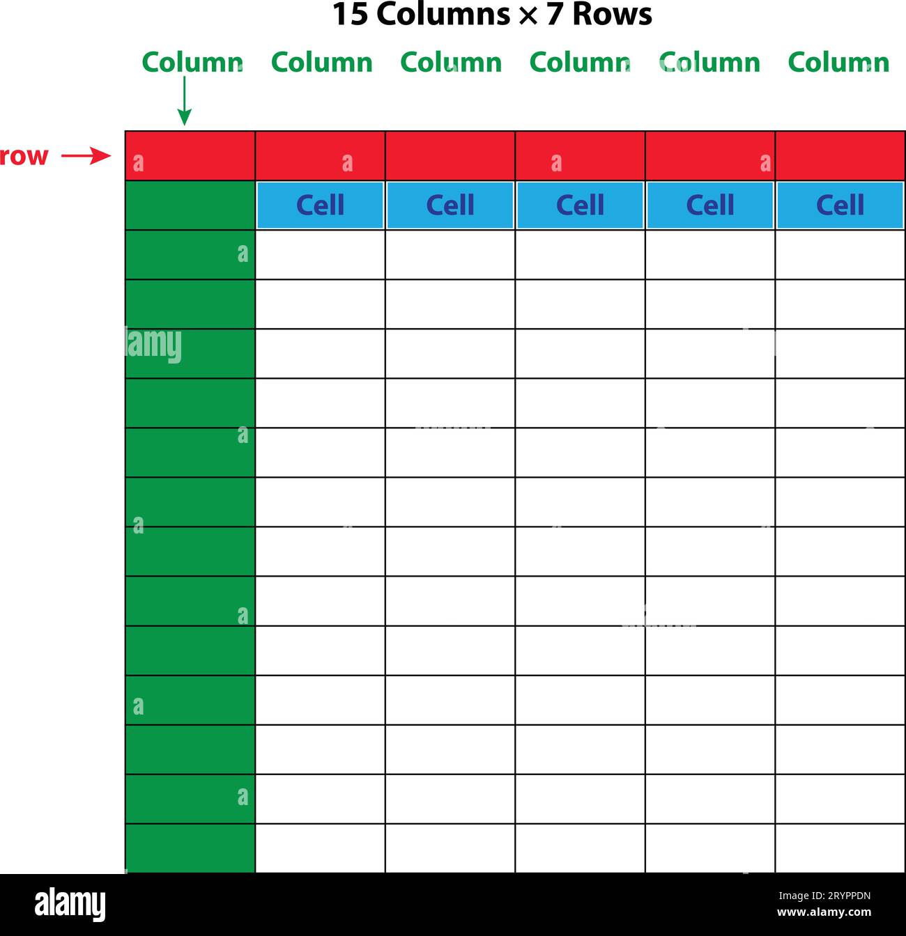 Table Layout, 4 Different pink color Table Format, Vector, Creative