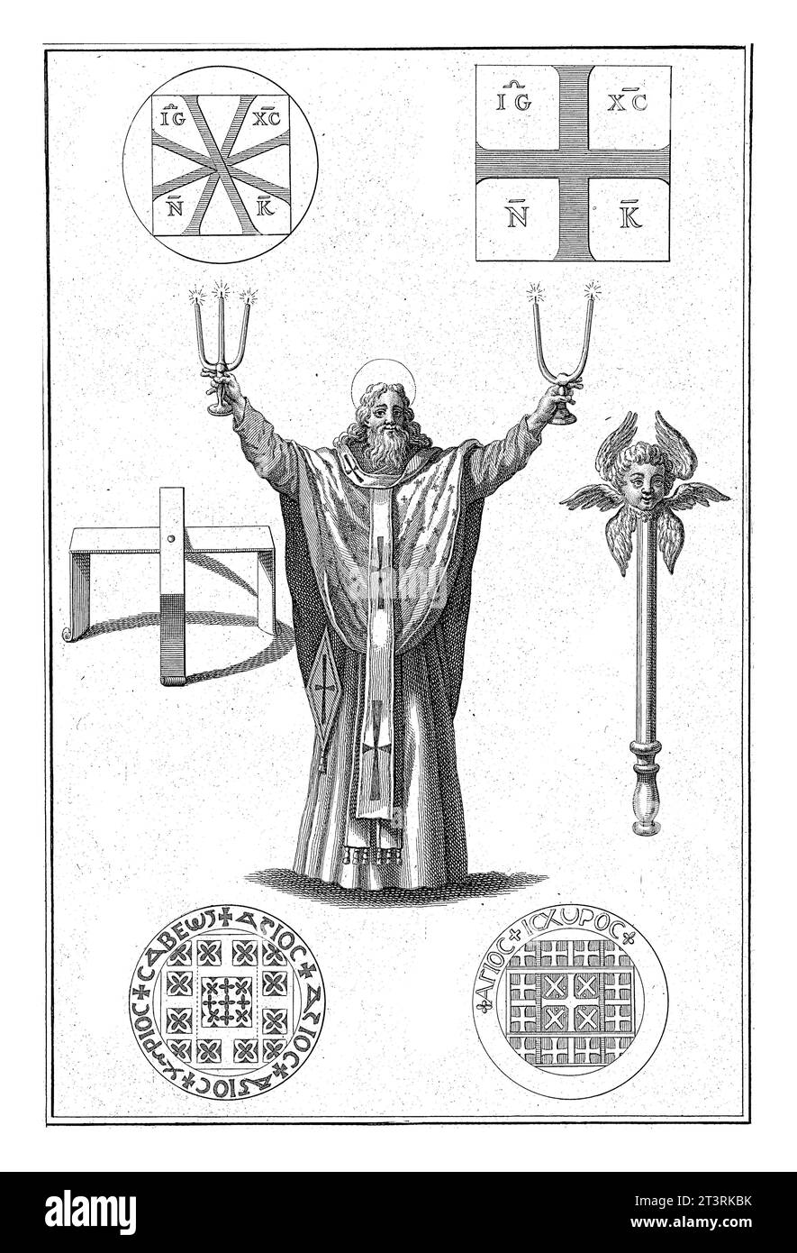 Greek Orthodox with Attributes from the Orthodox Tradition