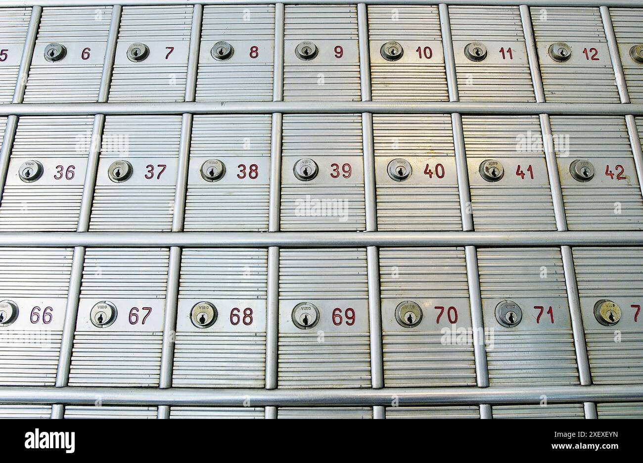 Mail boxes inside post office hires stock photography and images Alamy
